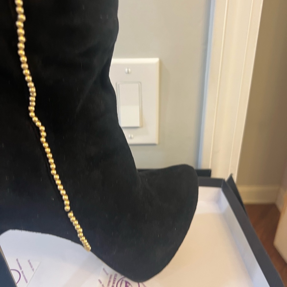 Bebe suede knee high boot - Picture 4 of 7